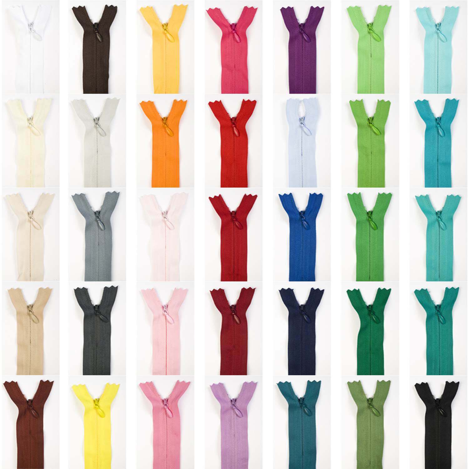 set-35-reißverschlüsse-30cm-sortiert-nahtfeiner-reissverschluss