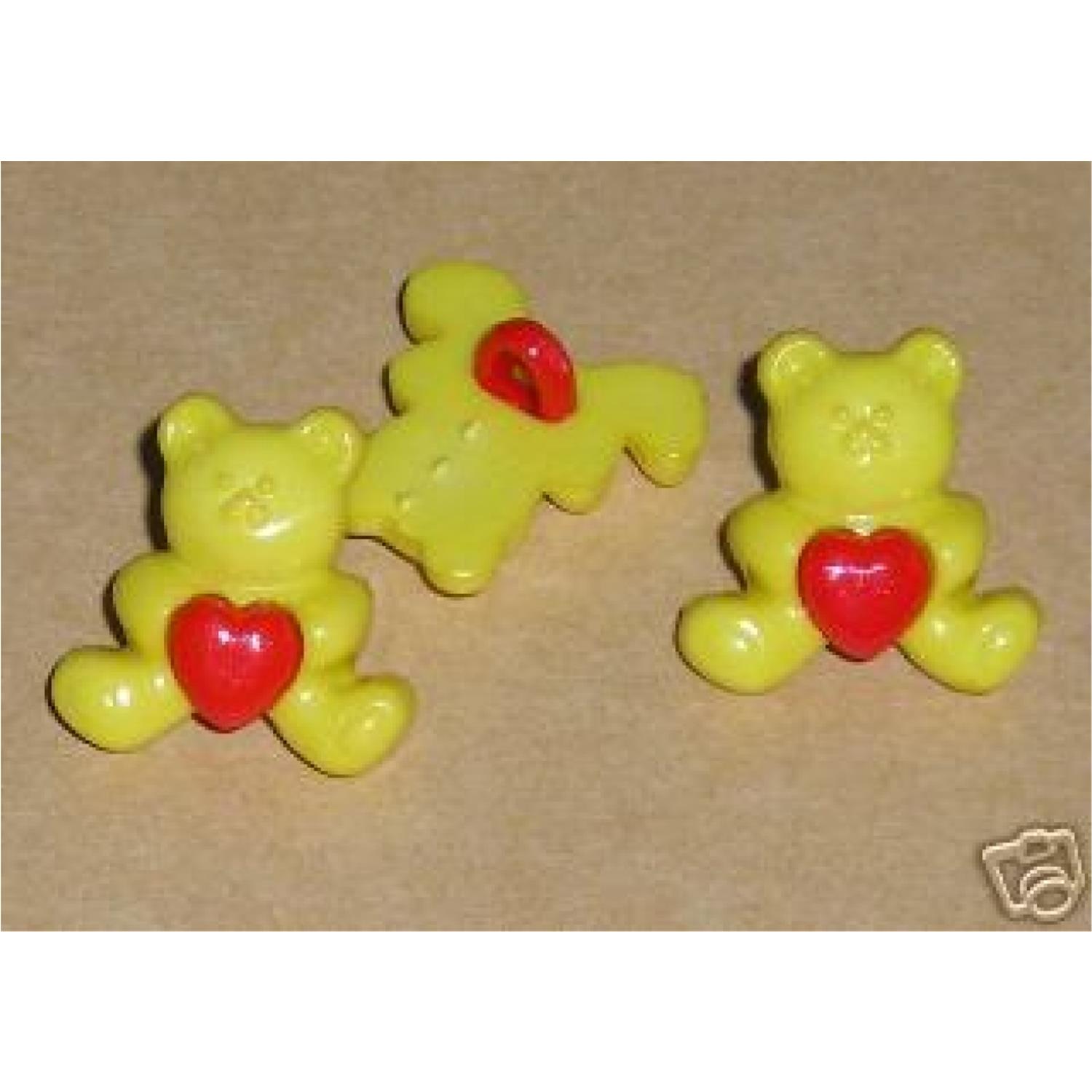 144-stk-kinderknöpfe-"herzchenteddy"-gelb-rot-26