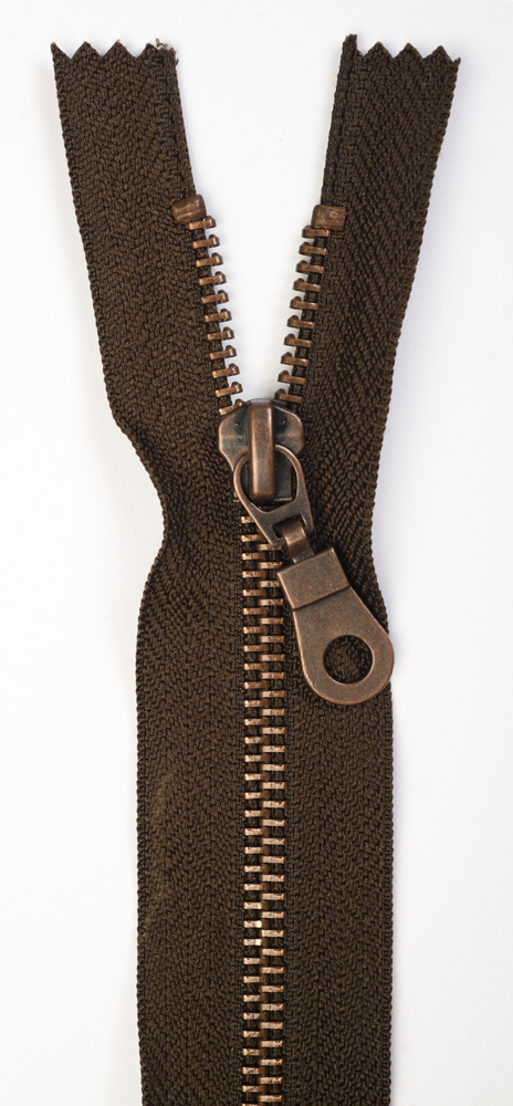 1-reißverschluss-metall-altmessingschiene-teilbar-30cm-braun-30