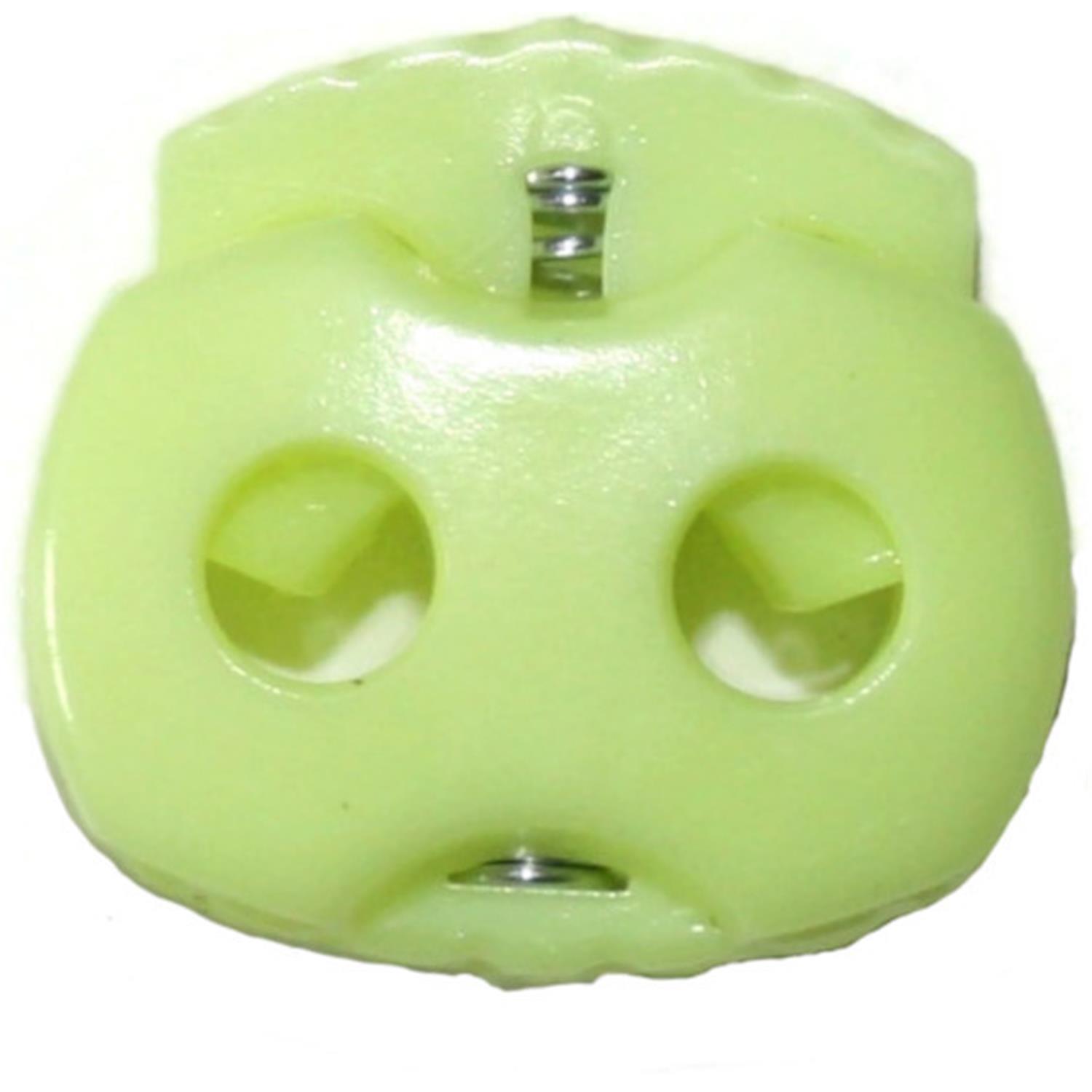 fluoreszierende-kordelstopper-2-loch-bis-3mm-kordeldurchmesser-24-01--fluoreszierende-gelb